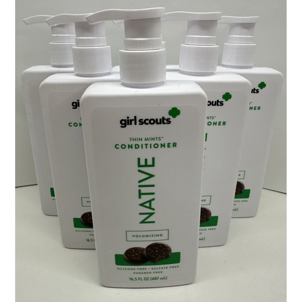 Native Girl Scouts Thin Mints Hair Conditioner Volumizing 16.5oz Lot of 6